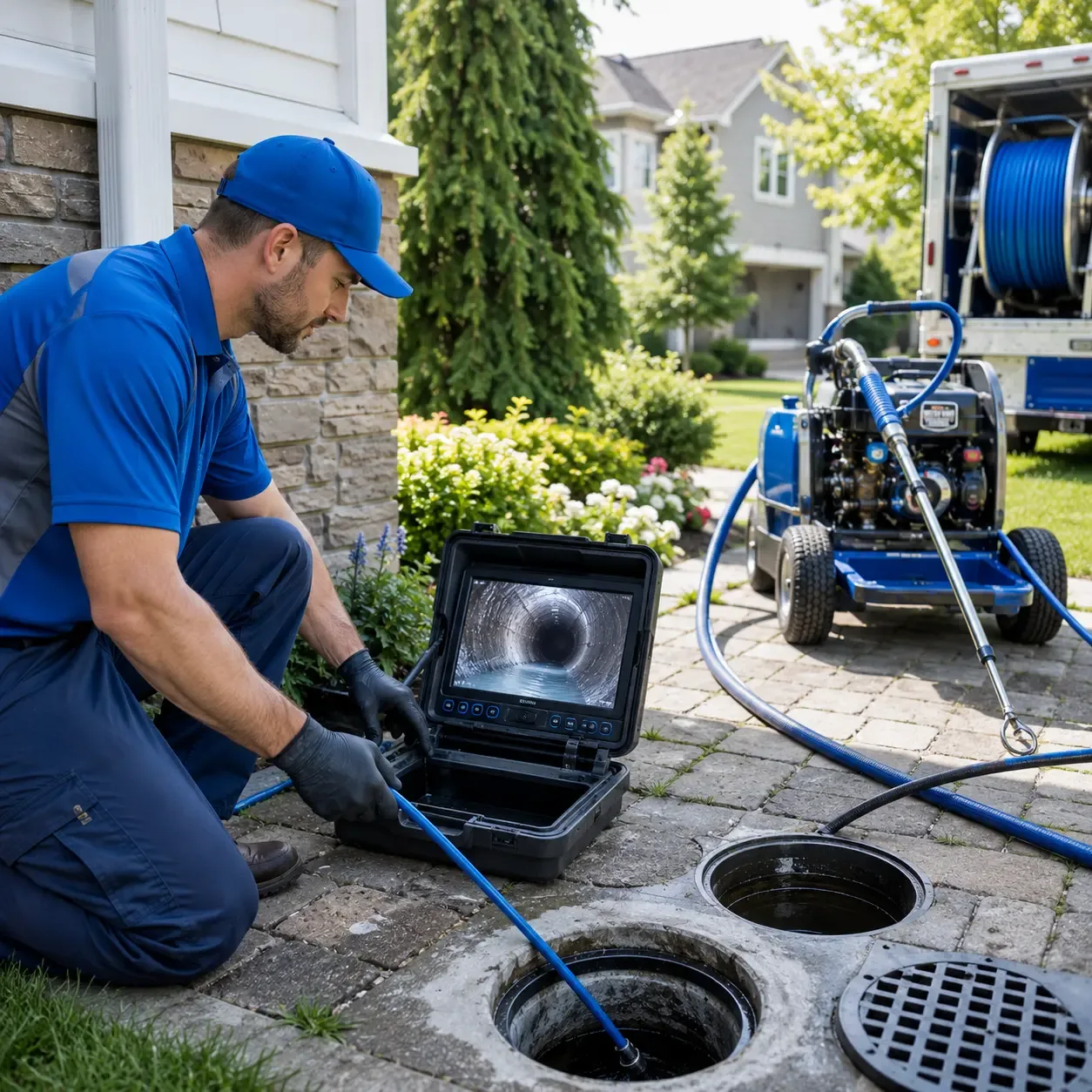 Outdoor drain cleaning professionals serving Pelham, NY